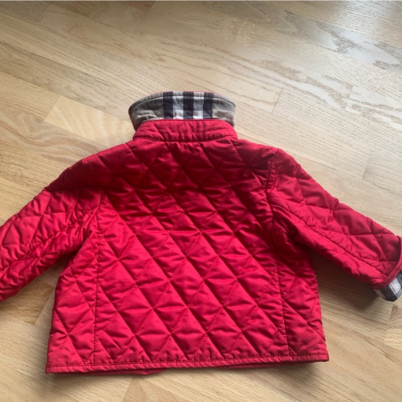 Burberry girl quilted checkers jacket coat raspberry pink sz 2 YO - Picture 10 of 12
